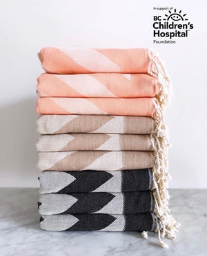 SYDNEY Throw Towels - The Storehouse Shop